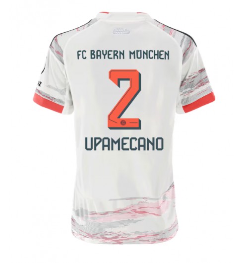 Bayern Munich Dayot Upamecano #2 Bortedrakt Dame 2025-26 Korte ermer Bayern Munich Dayot Upamecano #2 Bortedrakt Dame 2025-26 Korte ermer